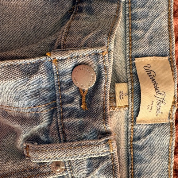 Universal Thread Blue Denim Long Skirt with high slit Size 8 - Picture 6 of 6